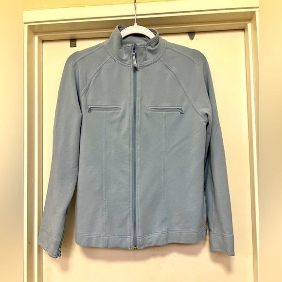 Apostrophe Jackets & Blazers - Apostrophe stretch light weight jacket - baby blue - size M